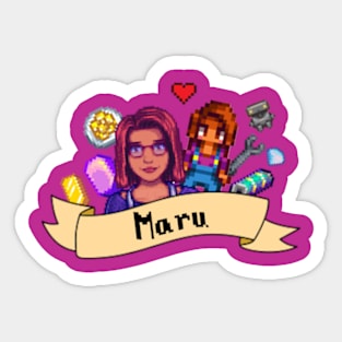 Maru Stardew Valley Sticker